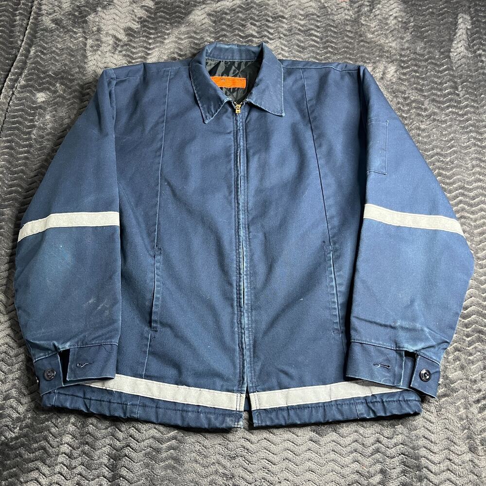 US Airways Express Mens Parka Jacket Coat size Large Blue